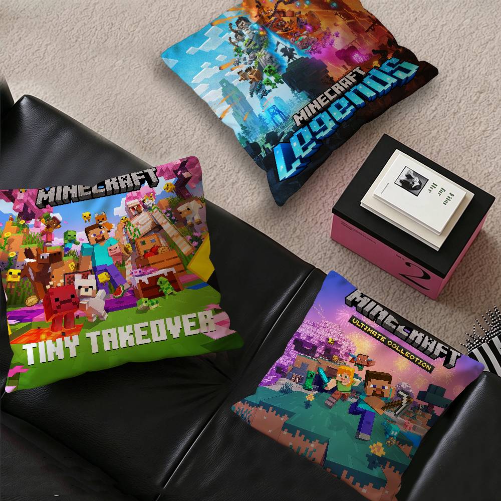 Party Games Minecraft - Retro Gra M-Minecraft Personalizowana Poszewka na