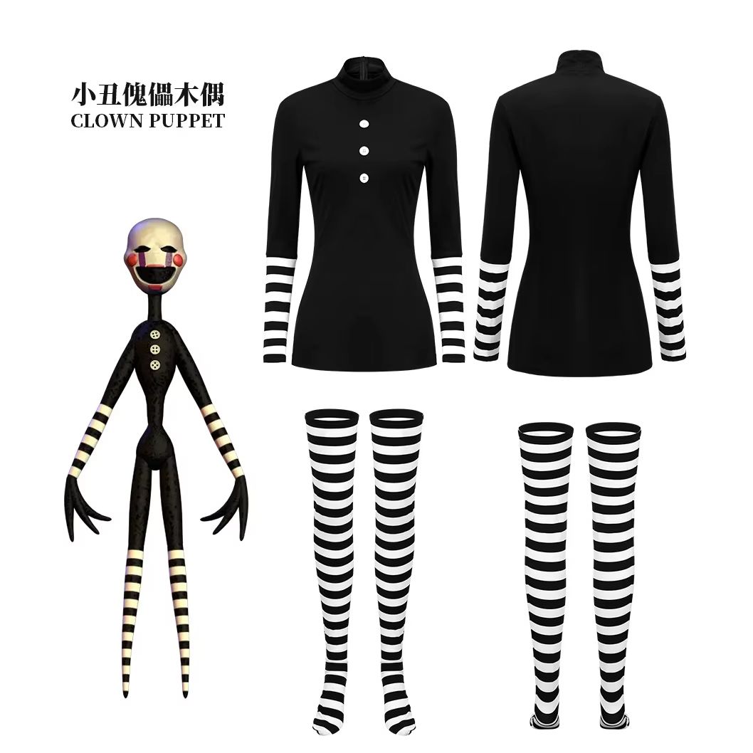 Party Games Mini - Kostium Cosplay Marionette na Wieczory Gry,