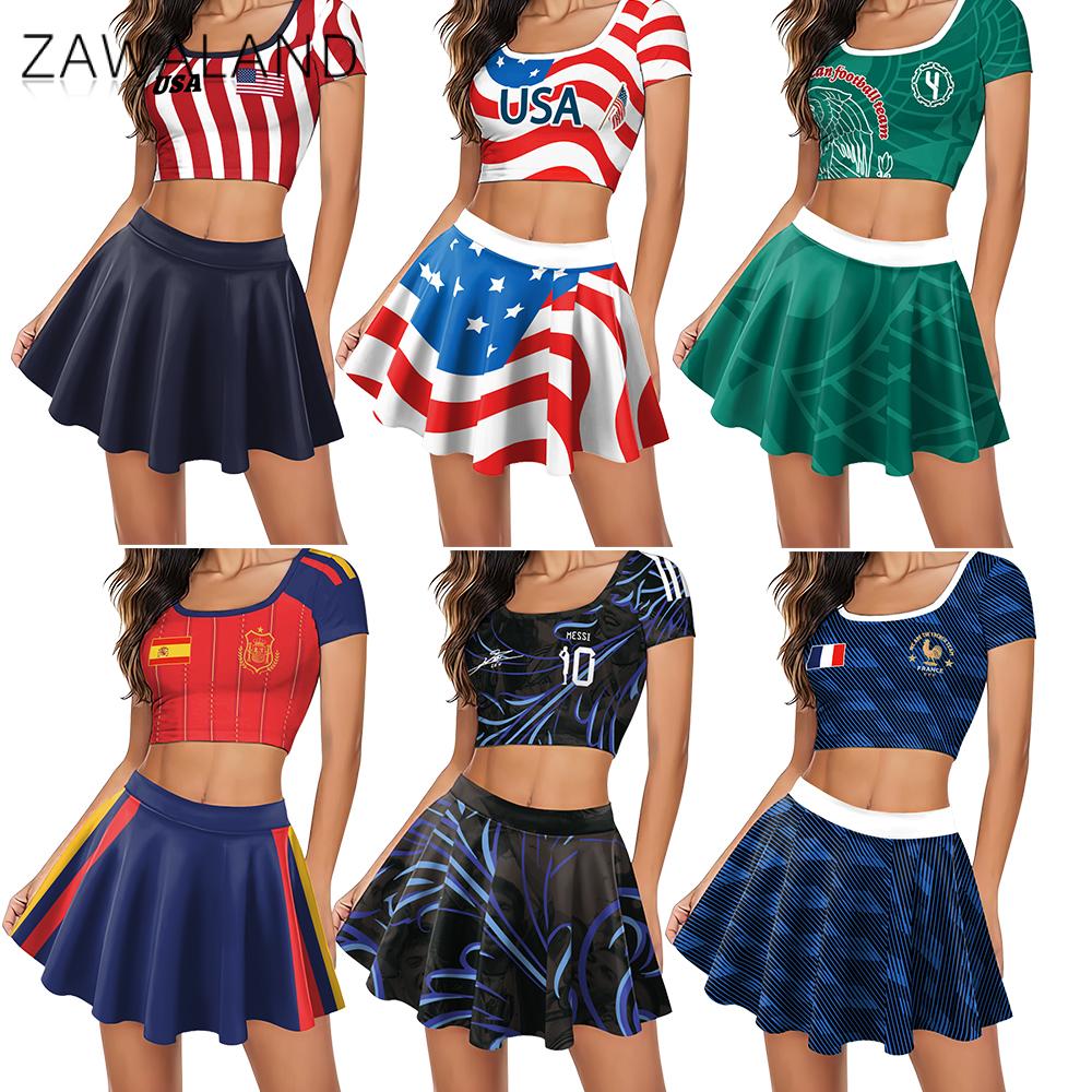Party Games Mini - Zestaw Kostiumów Cheerleaderki Piłkarskiej dla Kobiet