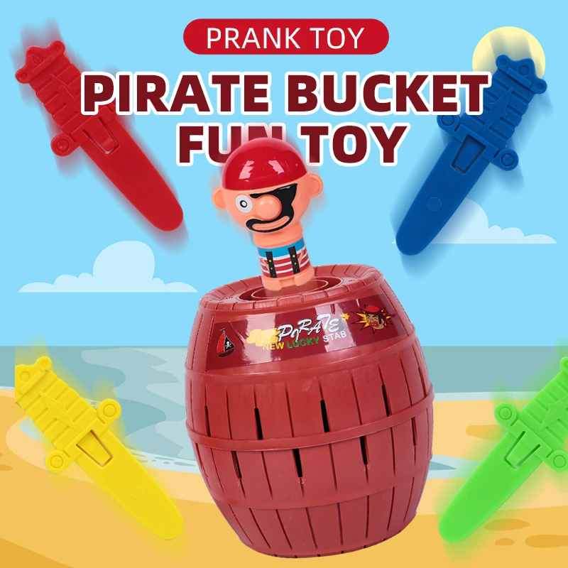 Party Games 15 In 1 - Zabawny Zestaw do Psikusów: Wiadro Pirata