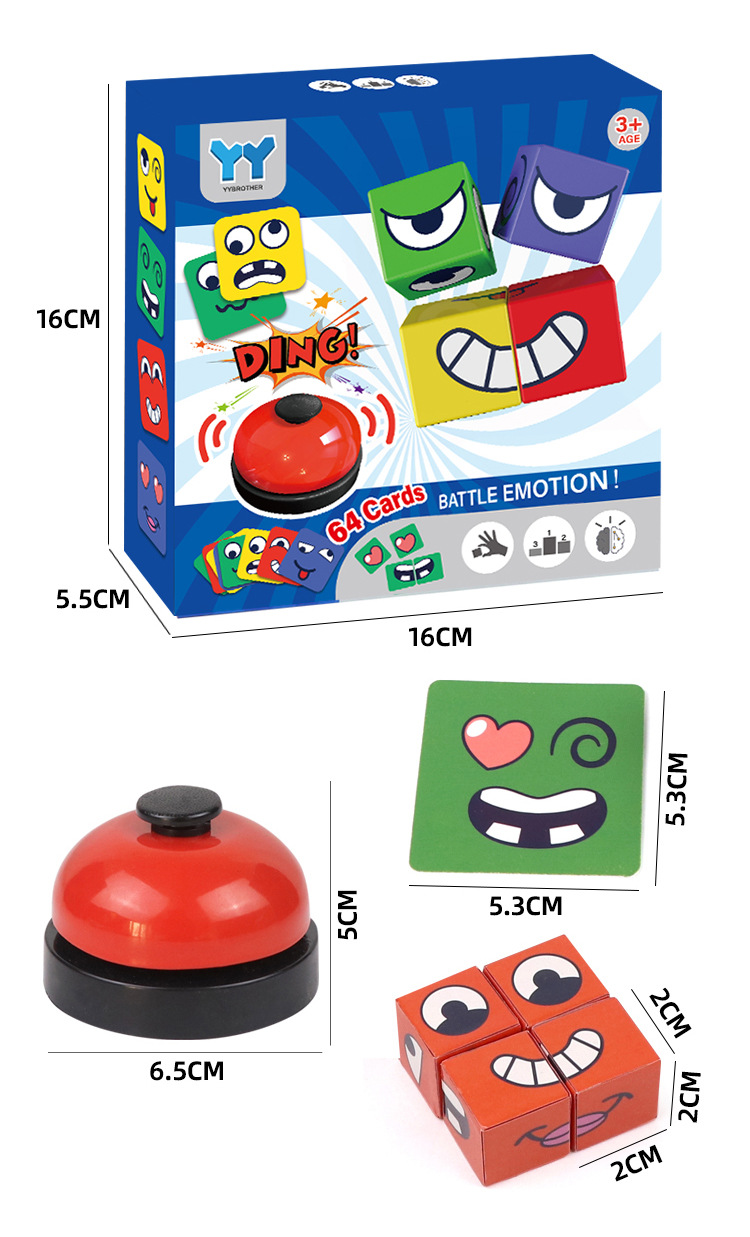 Party Games Gamecube - Gra Rubika z zmieniającymi się twarzami