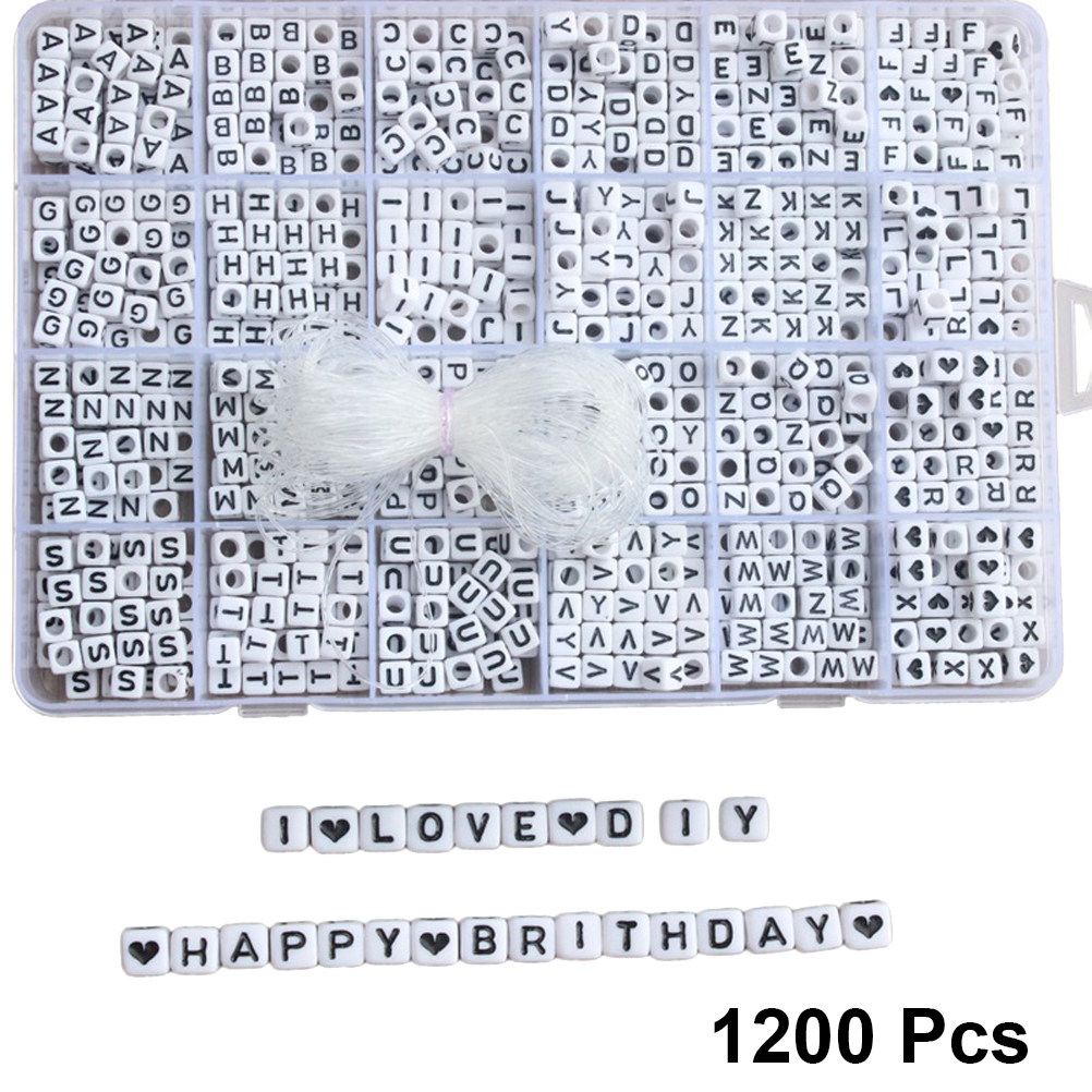Party Games Gamecube - 1200 sztuk 6mm akrylowych koralików z