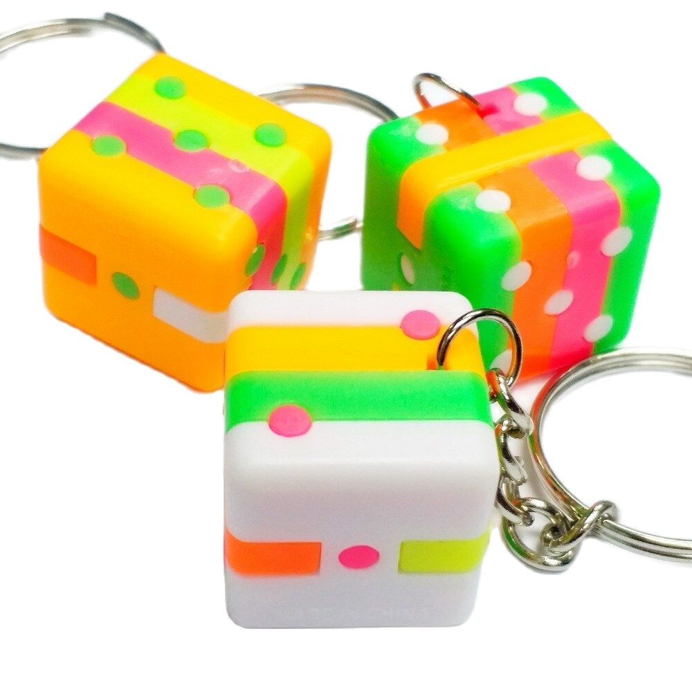 Party Games Gamecube - 10Pc 2cm Puzzle Dice Cube Key