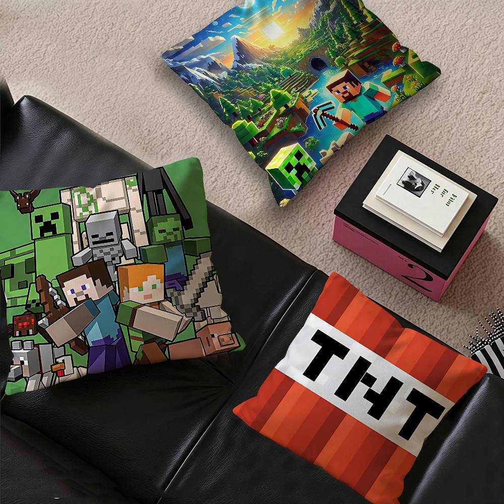 Party Games Minecraft - Gra M-Minecraftes Fajna Personalizowana Poszewka na
