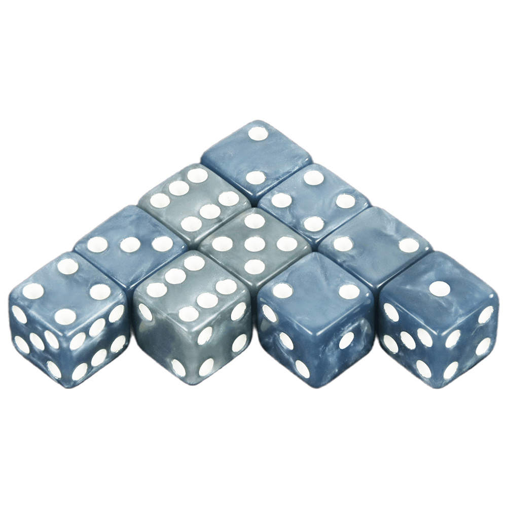 Party Games Gamecube - Kości z efektem marmuru 10 sztuk