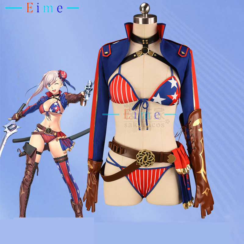 Party Games Summer - Kostium cosplay FGO Saber Miyamoto Musashi,