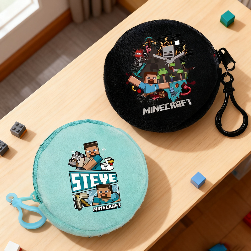 Party Games Minecraft - Nowa Portmonetka z Motywem Gry Minecraft,