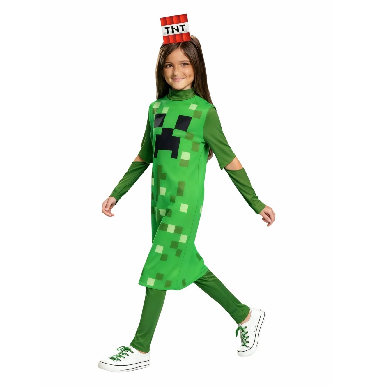 Kostium Creeper Girl dla dziec – Party Games Minecraft recenzja i cena