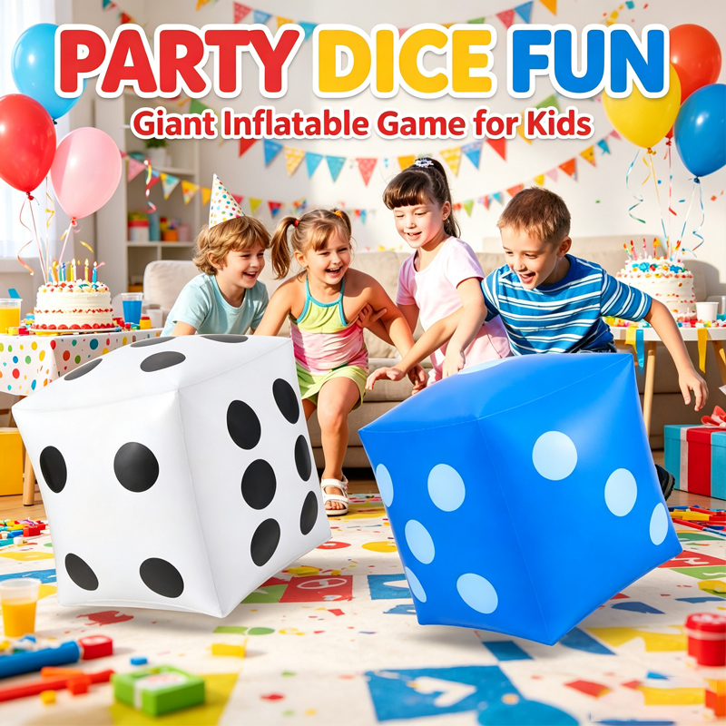 Ogromna dmuchana kostka do gry – Party Games Gamecube recenzja i cena