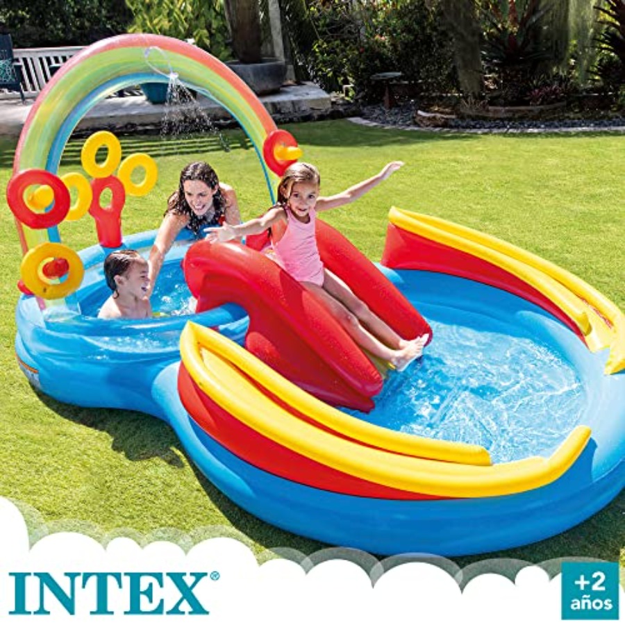 Dmuchany basen z toboganem i g – Ring Toss Outdoor recenzja i cena
