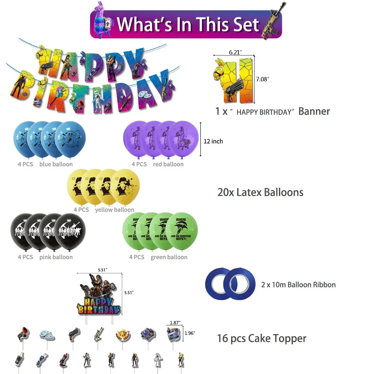 Gorąca Gra Fortnite Tematyczne – Party Games Adult Birthday recenzja i cena