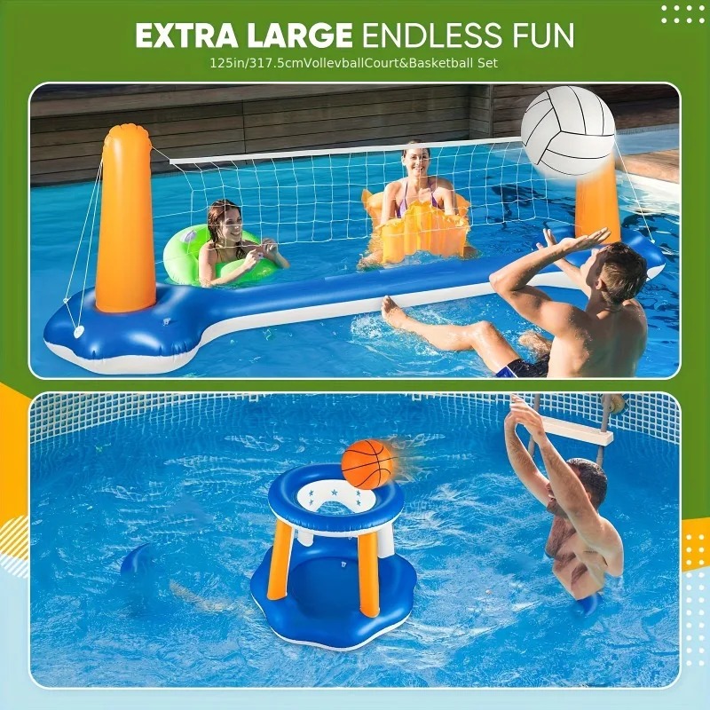 Duży dmuchany zestaw do pływan – Party Games Summer recenzja i cena