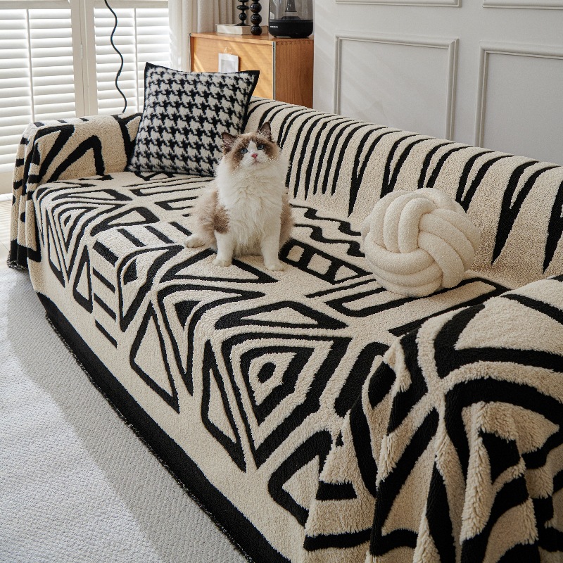 Polar Fleece Plush Sofa Cover  – Washer Toss Set recenzja i cena