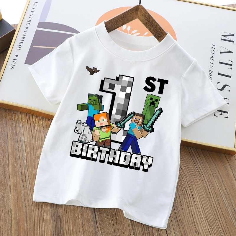 Koszulka z kreskówkowym, urocz – Party Games Minecraft recenzja i cena