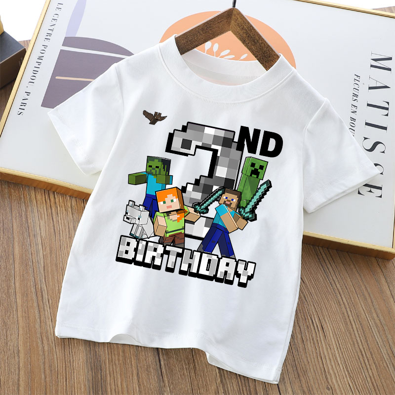 Koszulka z kreskówkowym, urocz – Party Games Minecraft recenzja i cena
