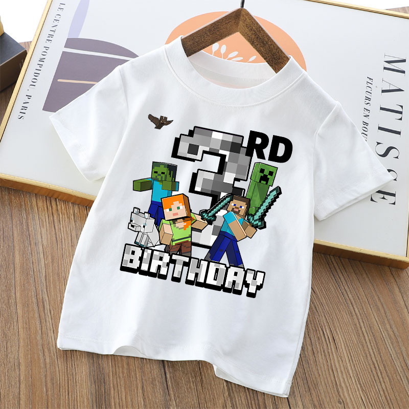 Koszulka z kreskówkowym, urocz – Party Games Minecraft recenzja i cena