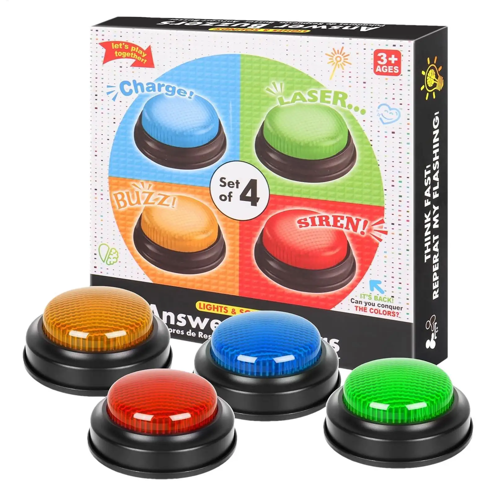 Gra Buzzer – 4-częściowy zesta – Party Games Competition recenzja i cena