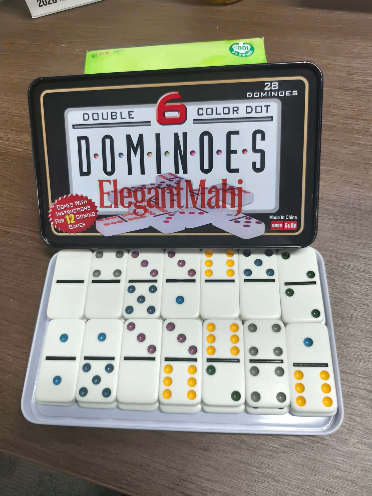 Elegancki zestaw domino Double – Party Games Box recenzja i cena